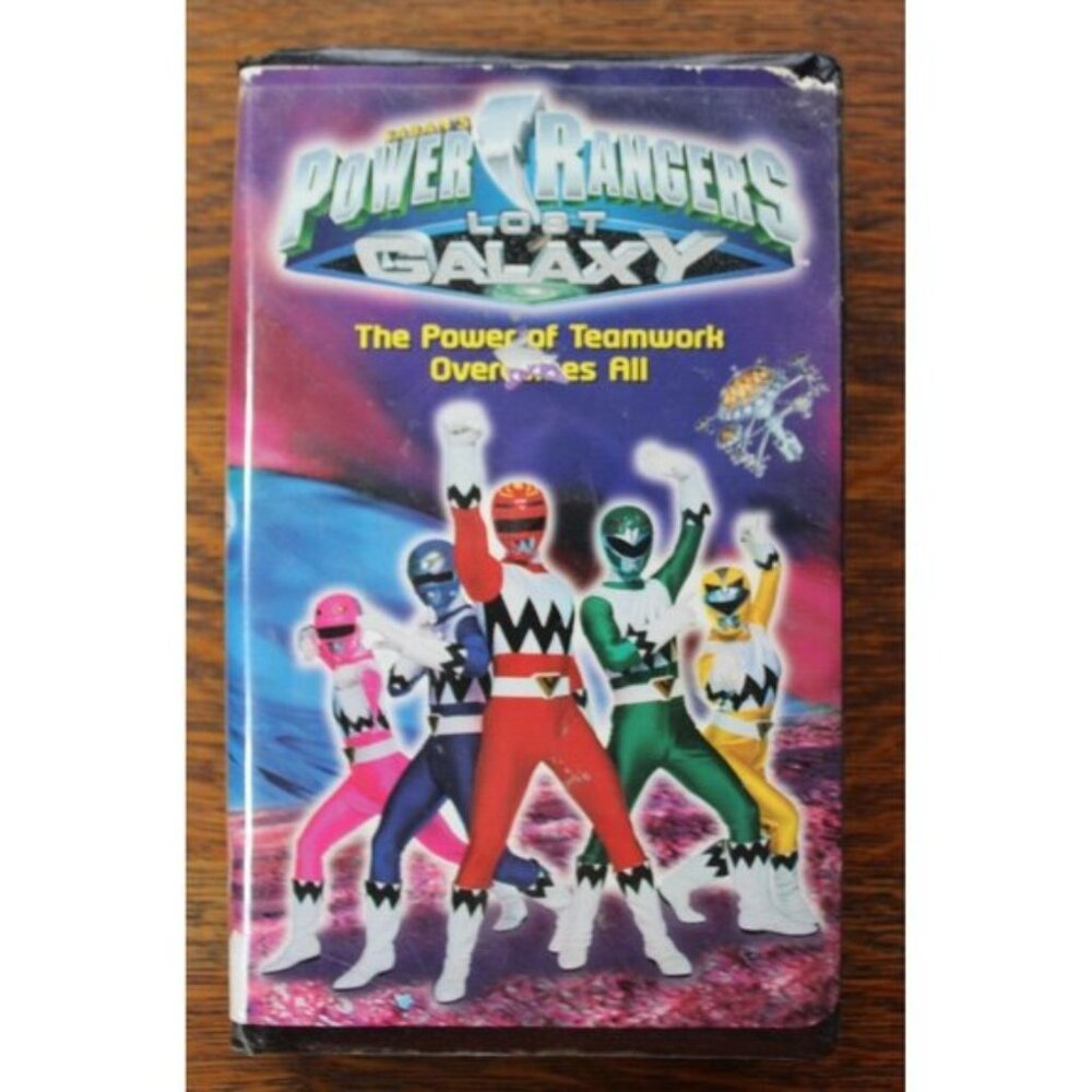 Power Rangers Lost Galaxy Power of Teamwork Overcomes 1999 VHS VIDEO Clamshell